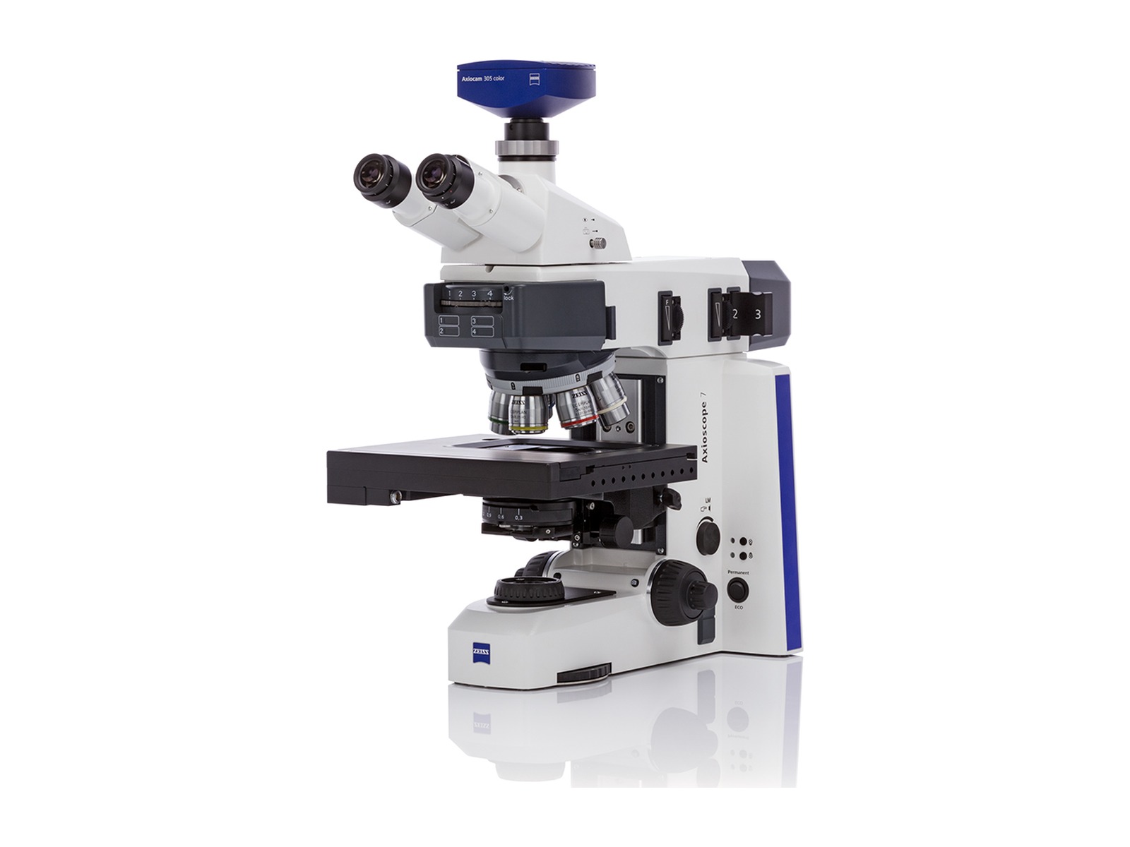 Microscopio motorizzato ZEISS Axioscope 7 per acquisizioni automatizzate
