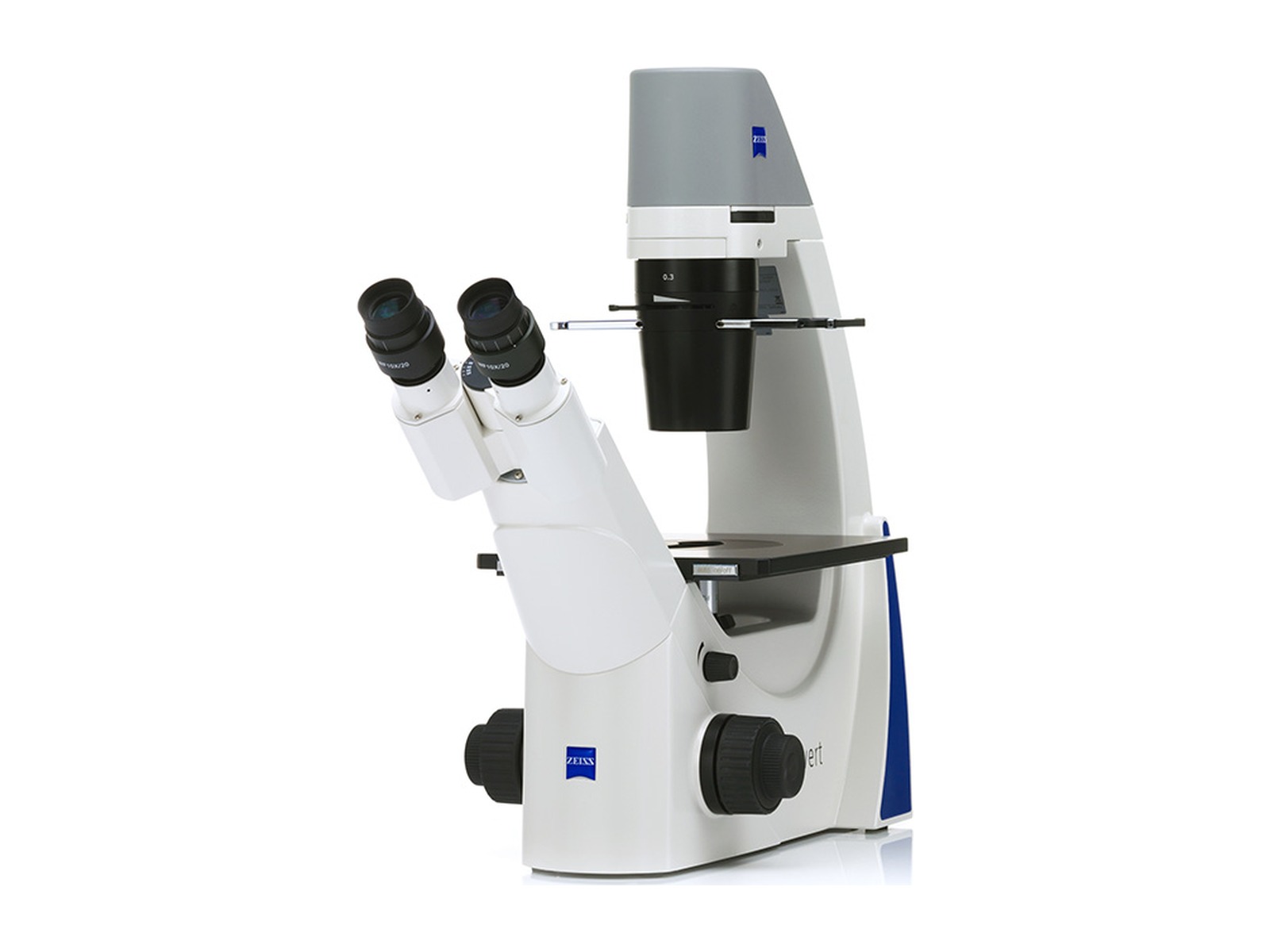 Microscopio invertito ZEISS Primovert per colture cellulari e contrasto di fase